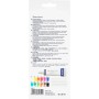 Акварельні фарби Faber-Castell Watercolours 12 кольорів у тубах по 9 мл + палітра для змішування (169612) (31773)