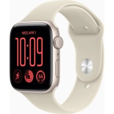 Смарт-годинник Apple Watch SE 3 2026 GPS 44mm Starlight Aluminium Case with Sand Sport Band - S/M (MJL34RK/A)
