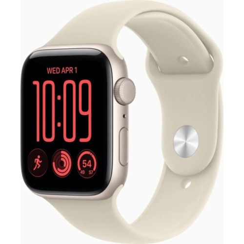 Смарт-годинник Apple Watch SE 3 2026 GPS 44mm Starlight Aluminium Case with Sand Sport Band - S/M (MJL34RK/A)