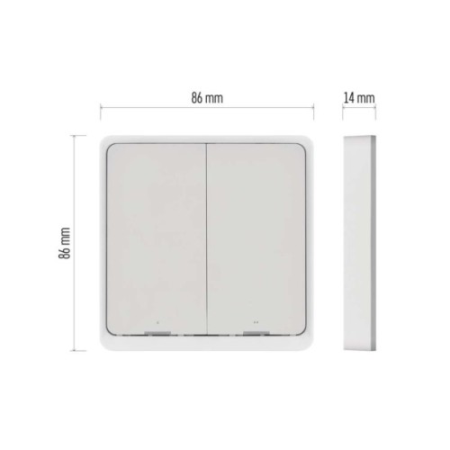 Розумний вимикач EMOS H5012 2 buttons ZigBee 3.0 (H5012)