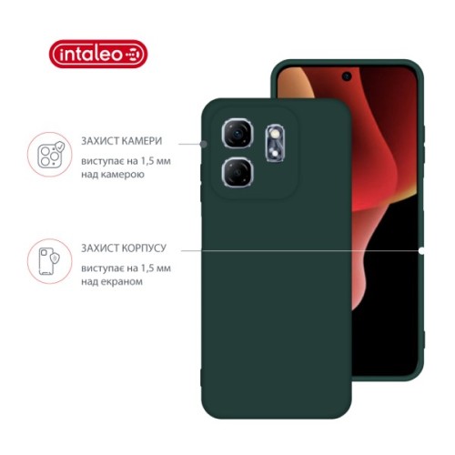 Чохол до мобільного телефона Intaleo SoftShell Infinix Hot 50i Dark Green (1283126609381)