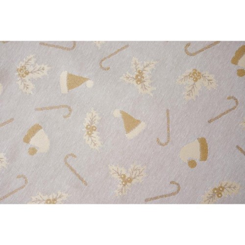 Скатертина Прованс Шапочки на бежевому Dх136 см (036814)