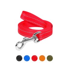 Повідець для собак Dog Extreme з нейлону Ш 25 мм Д 200 см червоний (04683)