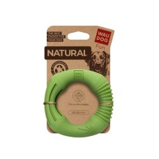 Іграшка для собак WAUDOG Fun Natural Кільце 12 см зелена (621218)