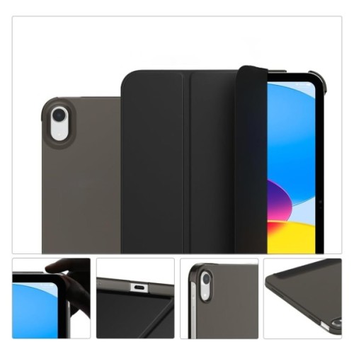 Чохол до планшета BeCover Tri Fold Hard Apple iPad 10.9" 2022/24/11" 2025/2024 Black (712983)