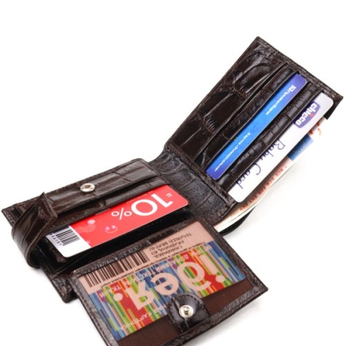 Гаманець Canpellini З натуральної шкіри Коричневий (21516)