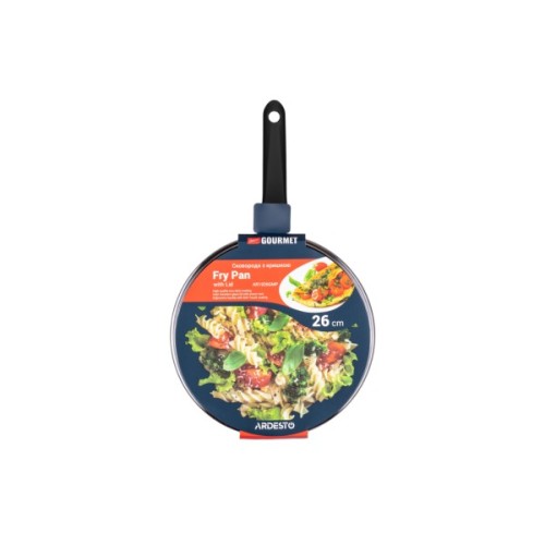 Сковорода Ardesto Gemini Gourmet Aosta з кришкою 26 см (AR1926GMP)