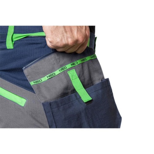 Штани робочі Neo Tools Premium, розмір XXXL(58), тканина ripstop, 210 г/м2,бавовна (81-227-XXXL)