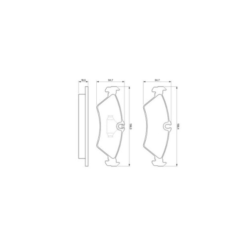 Гальмівні колодки Bosch 0 986 424 219