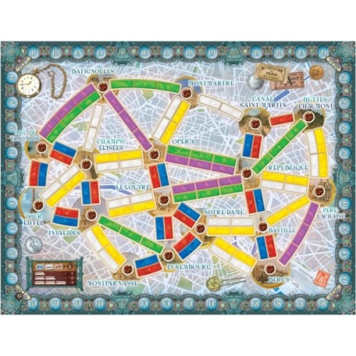 Настільна гра Lord of Boards Квиток на потяг: Париж (Ticket To Ride: Paris) українська (LOB2340UA/LFCACD355)