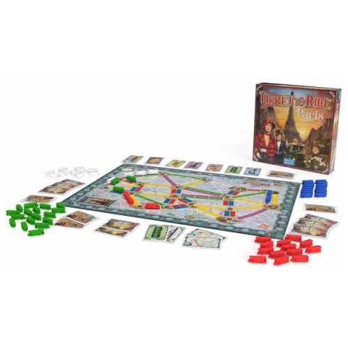 Настільна гра Lord of Boards Квиток на потяг: Париж (Ticket To Ride: Paris) українська (LOB2340UA/LFCACD355)