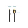Кабель мультимедійний HDMI M to HDMI M 3.0m V2.0 4K60Hz PVC black Vention (ALIBI)