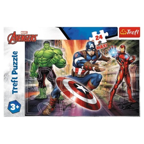 Пазл Trefl Maxi The Avengers У світі Месників 24 елемента (5900511143218)