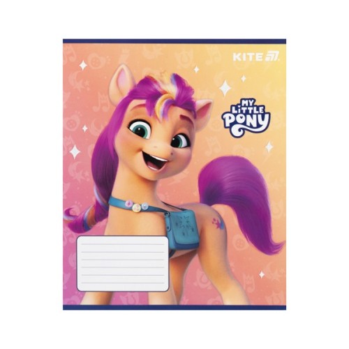Зошит Kite My Little Pony, 12 аркушів, коса лінія (LP25-235)