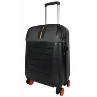 Валіза Semi Line 20" (S) Black/Orange Line (T5734-1) (DAS303800)