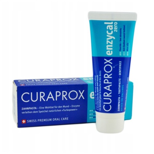 Зубна паста Curaprox Enzycal Zero Ферментна Без фтору 75 мл (7612412422849)