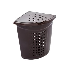Кошик для білизни Алеана Кутовий Коричневий 45 л (алн 122051/коричневий)