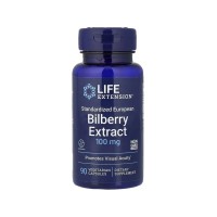 Вітамінно-мінеральний комплекс Life Extension Чорниця екстракт, 100 мг, Bilberry Extract, 90 вегетаріанських кап (LEX-18739)