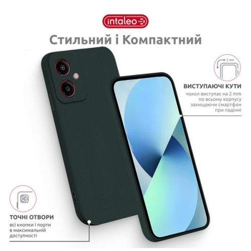 Чохол до мобільного телефона Intaleo Silicone Motorola Moto G24 Power Dark Green (1283126640186)