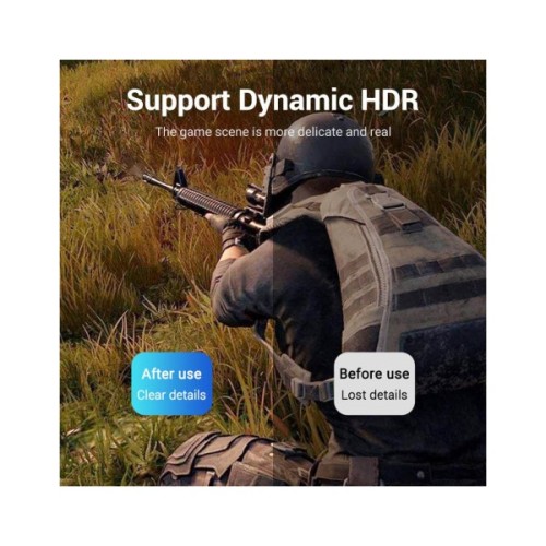 Кабель мультимедійний DisplayPort M to DisplayPort M 2.0m 8K60Hz black Vention (HCCBH)