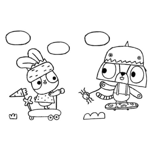 Книга Гра з кольором. Хоробрі зайці. Допитливі зайці Ранок (9789667512842)