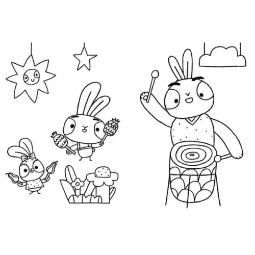 Книга Гра з кольором. Хоробрі зайці. Допитливі зайці Ранок (9789667512842)