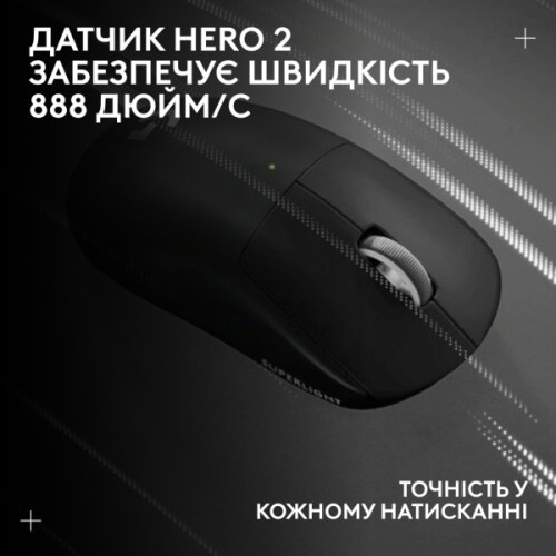 Мишка Logitech G Pro X Superlight 2 Lightspeed Wireless Black (910-006630)