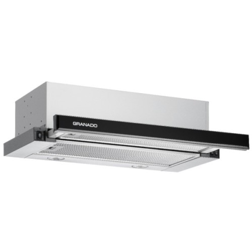 Витяжка кухонна GRANADO Telde 603-700 inox black glass (GCH16371)