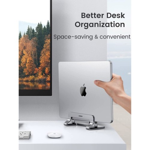 Підставка до ноутбука Ugreen LP258 Vertical Laptop Stand Silver (20471)