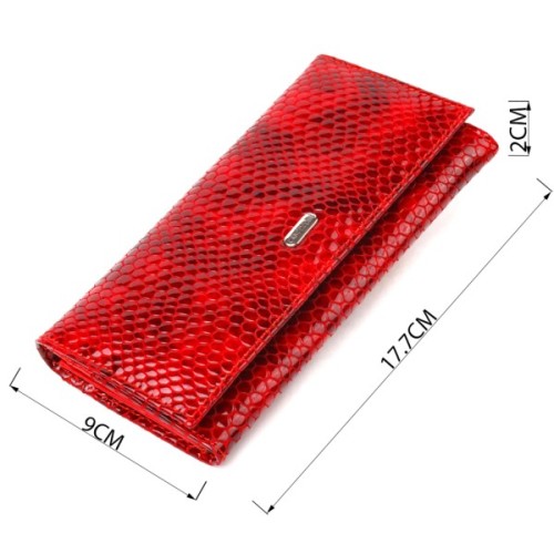 Гаманець Canpellini З натуральної шкіри Червоний (21655)