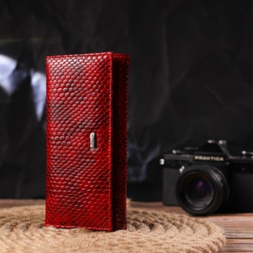 Гаманець Canpellini З натуральної шкіри Червоний (21655)