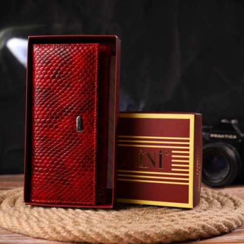 Гаманець Canpellini З натуральної шкіри Червоний (21655)