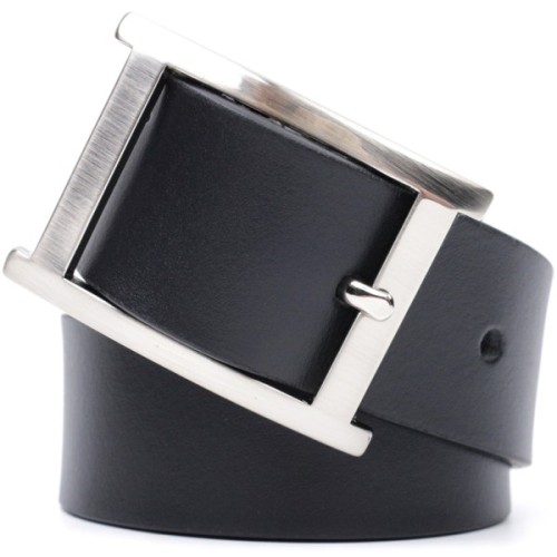 Ремінь Grande Pelle Брючний з натуральної шкіри Чорний (11689)