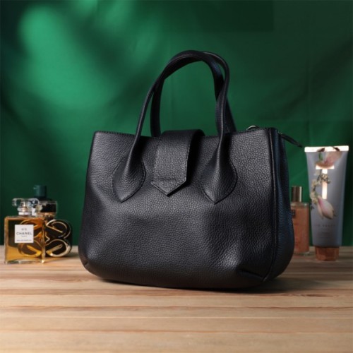 Сумка Shvigel З натуральної шкіри Чорна (22829)