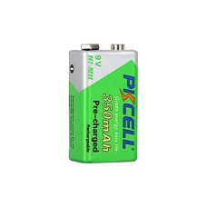Акумулятор Крона 350mAh 9V Ni-MH NiMH Rechargeable Battery, 1 шт/бл PkCell (PC/6LR61/350-1B)