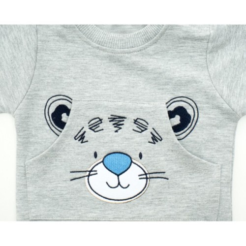 Спортивний костюм дитячий Breeze з тигриком (22128-92B-gray)