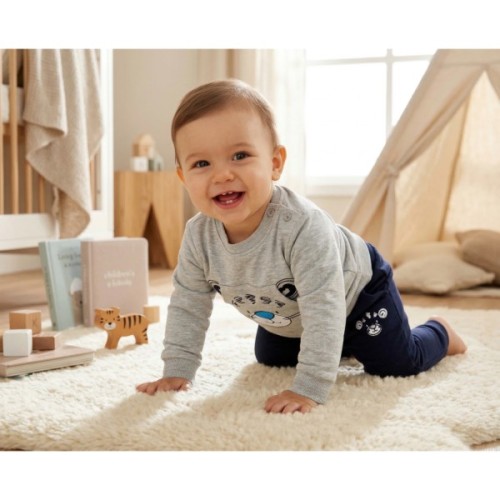 Спортивний костюм дитячий Breeze з тигриком (22128-92B-gray)