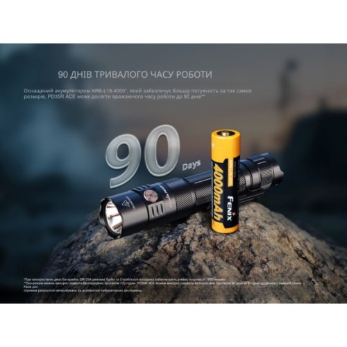 Ліхтар Fenix PD35R ACE тактичний 2000 лм (PD35RACE)