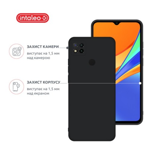 Чохол до мобільного телефона Intaleo Silicone Xiaomi Redmi 9C Black (1283126600876)