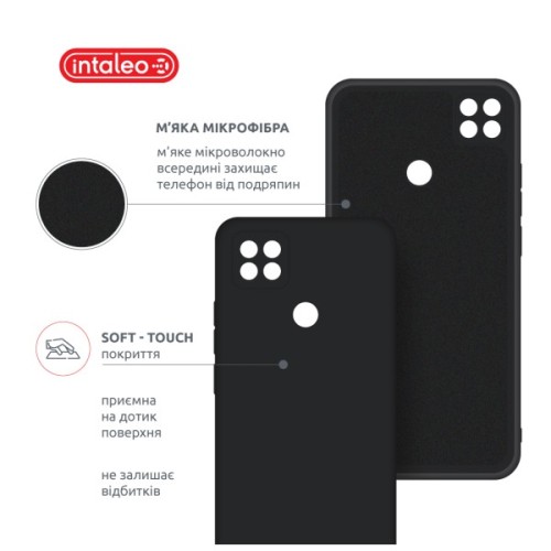 Чохол до мобільного телефона Intaleo Silicone Xiaomi Redmi 9C Black (1283126600876)