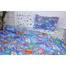 Постільна білизна MirSon Бязь Ranforce Elite 17-0511 Bombs King Size (2200004706658)