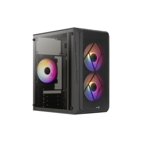 Корпус для ПК AeroCool CS-107-A-BK-v2 Black 600W (ACCX-PC14002.11)