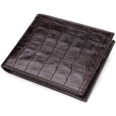 Портмоне Canpellini З натуральної шкіри Коричневе (21522)