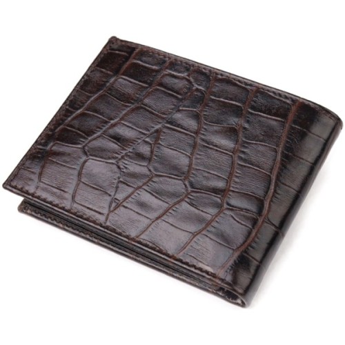 Портмоне Canpellini З натуральної шкіри Коричневе (21522)