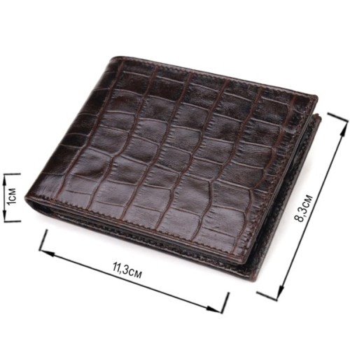 Портмоне Canpellini З натуральної шкіри Коричневе (21522)