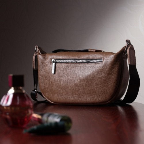 Сумка Vintage З натуральної шкіри Коричнева (22619)