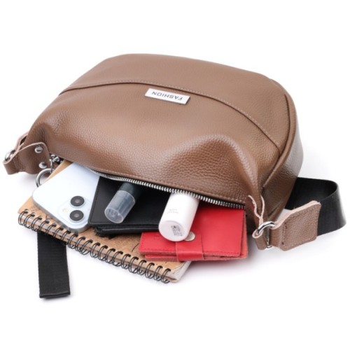 Сумка Vintage З натуральної шкіри Коричнева (22619)