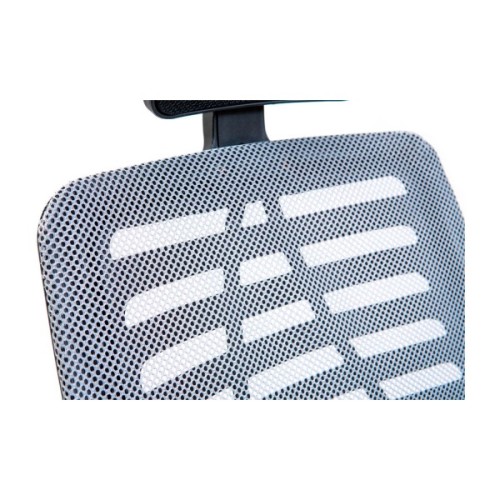 Офісне крісло Richman Бласт Хром M-1 (Tilt) Сітка чорна + сіра (ADD0002355)