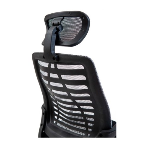 Офісне крісло Richman Бласт Хром M-1 (Tilt) Сітка чорна + сіра (ADD0002355)