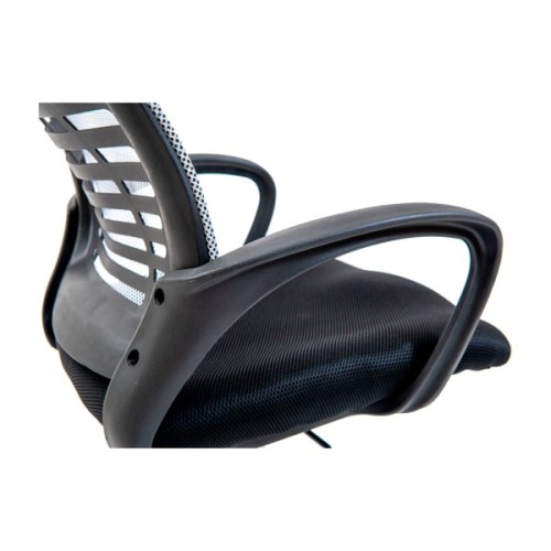 Офісне крісло Richman Бласт Хром M-1 (Tilt) Сітка чорна + сіра (ADD0002355)